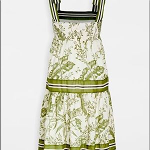 Zimmerman Palm Print Empire Dress